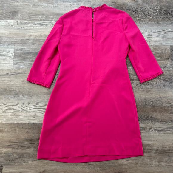 NWT Kate Spade Pink Ruffle Collar Mini Dress – Mod Shift Cocktail Look - Picture 5 of 9